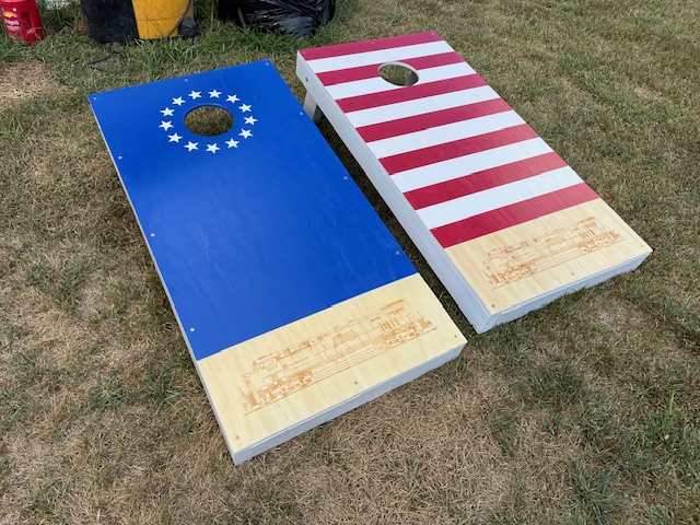 Flag Cornhole Boards