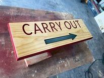 Carry Out Sign